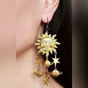 Sun drop earrings A202